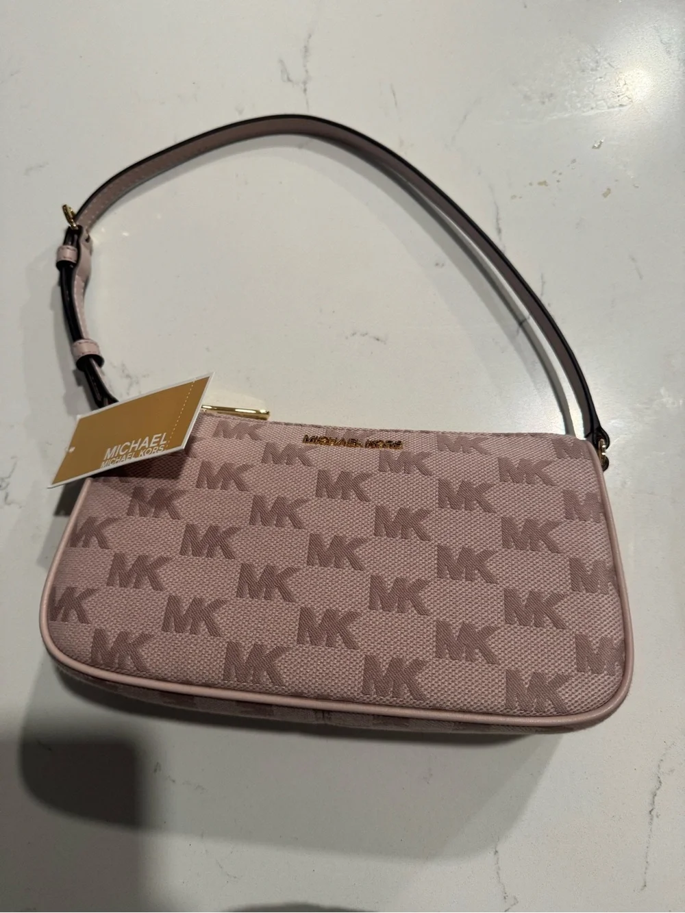 MICHAEL Michael Kors JET SET POUCHETTE - Handbag - soft pink NWT